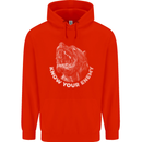 Know Your Enemy Staffy Staffordshire Terrier Childrens Kids Hoodie Bright Red
