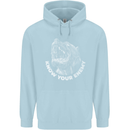 Know Your Enemy Staffy Staffordshire Terrier Childrens Kids Hoodie Light Blue
