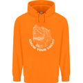 Know Your Enemy Staffy Staffordshire Terrier Childrens Kids Hoodie Orange