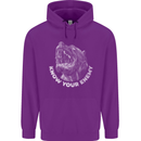 Know Your Enemy Staffy Staffordshire Terrier Childrens Kids Hoodie Purple