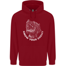 Know Your Enemy Staffy Staffordshire Terrier Childrens Kids Hoodie Red