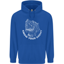 Know Your Enemy Staffy Staffordshire Terrier Childrens Kids Hoodie Royal Blue