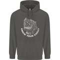 Know Your Enemy Staffy Staffordshire Terrier Childrens Kids Hoodie Storm Grey