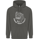 Know Your Enemy Staffy Staffordshire Terrier Childrens Kids Hoodie Storm Grey