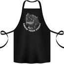 Know Your Enemy Staffy Staffordshire Terrier Cotton Apron 100% Organic Black