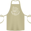 Know Your Enemy Staffy Staffordshire Terrier Cotton Apron 100% Organic Khaki