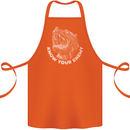 Know Your Enemy Staffy Staffordshire Terrier Cotton Apron 100% Organic Orange