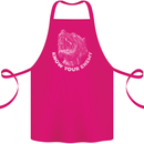 Know Your Enemy Staffy Staffordshire Terrier Cotton Apron 100% Organic Pink