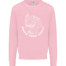 Know Your Enemy Staffy Staffordshire Terrier Kids Sweatshirt Jumper Light Pink