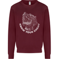 Know Your Enemy Staffy Staffordshire Terrier Kids Sweatshirt Jumper Maroon
