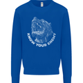 Know Your Enemy Staffy Staffordshire Terrier Kids Sweatshirt Jumper Royal Blue