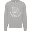 Know Your Enemy Staffy Staffordshire Terrier Kids Sweatshirt Jumper Sports Grey