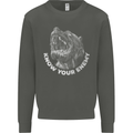 Know Your Enemy Staffy Staffordshire Terrier Kids Sweatshirt Jumper Storm Grey