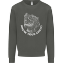 Know Your Enemy Staffy Staffordshire Terrier Kids Sweatshirt Jumper Storm Grey
