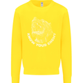 Know Your Enemy Staffy Staffordshire Terrier Kids Sweatshirt Jumper Yellow