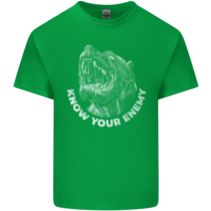 Know Your Enemy Staffy Staffordshire Terrier Kids T-Shirt Childrens Irish Green