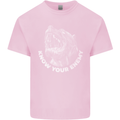 Know Your Enemy Staffy Staffordshire Terrier Kids T-Shirt Childrens Light Pink
