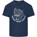 Know Your Enemy Staffy Staffordshire Terrier Kids T-Shirt Childrens Navy Blue