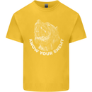 Know Your Enemy Staffy Staffordshire Terrier Kids T-Shirt Childrens Yellow