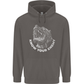 Know Your Enemy Staffy Staffordshire Terrier Mens 80% Cotton Hoodie Charcoal