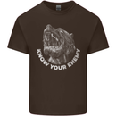 Know Your Enemy Staffy Staffordshire Terrier Mens Cotton T-Shirt Tee Top Dark Chocolate
