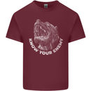 Know Your Enemy Staffy Staffordshire Terrier Mens Cotton T-Shirt Tee Top Maroon