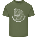 Know Your Enemy Staffy Staffordshire Terrier Mens Cotton T-Shirt Tee Top Military Green