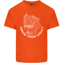 Know Your Enemy Staffy Staffordshire Terrier Mens Cotton T-Shirt Tee Top Orange