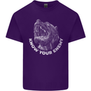 Know Your Enemy Staffy Staffordshire Terrier Mens Cotton T-Shirt Tee Top Purple