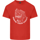 Know Your Enemy Staffy Staffordshire Terrier Mens Cotton T-Shirt Tee Top Red