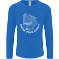 Know Your Enemy Staffy Staffordshire Terrier Mens Long Sleeve T-Shirt Royal Blue