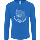 Know Your Enemy Staffy Staffordshire Terrier Mens Long Sleeve T-Shirt Royal Blue