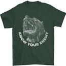 Know Your Enemy Staffy Staffordshire Terrier Mens T-Shirt 100% Cotton Forest Green