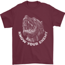 Know Your Enemy Staffy Staffordshire Terrier Mens T-Shirt 100% Cotton Maroon