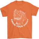 Know Your Enemy Staffy Staffordshire Terrier Mens T-Shirt 100% Cotton Orange