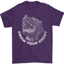 Know Your Enemy Staffy Staffordshire Terrier Mens T-Shirt 100% Cotton Purple
