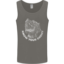 Know Your Enemy Staffy Staffordshire Terrier Mens Vest Tank Top Charcoal