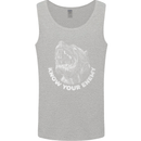 Know Your Enemy Staffy Staffordshire Terrier Mens Vest Tank Top Sports Grey