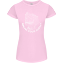 Know Your Enemy Staffy Staffordshire Terrier Womens Petite Cut T-Shirt Light Pink