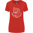 Know Your Enemy Staffy Staffordshire Terrier Womens Wider Cut T-Shirt Red