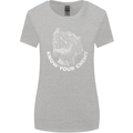 Know Your Enemy Staffy Staffordshire Terrier Womens Wider Cut T-Shirt Sports Grey