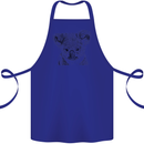 Koala Bear Sketch Ecology Environment Cotton Apron 100% Organic Royal Blue