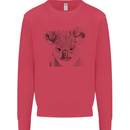 Koala Bear Sketch Ecology Environment Kids Sweatshirt Jumper Heliconia