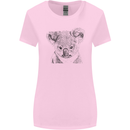 Koala Bear Sketch Ecology Environment Womens Wider Cut T-Shirt Light Pink