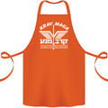 Krav Maga Israeli Defence System MMA Cotton Apron 100% Organic Orange