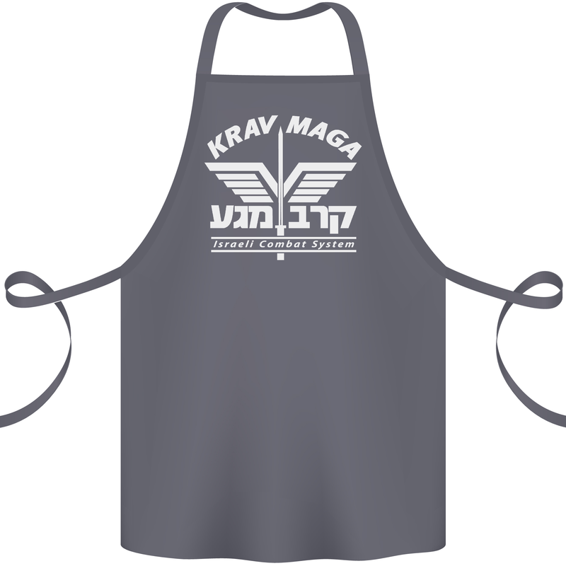 Krav Maga Israeli Defence System MMA Cotton Apron 100% Organic Steel