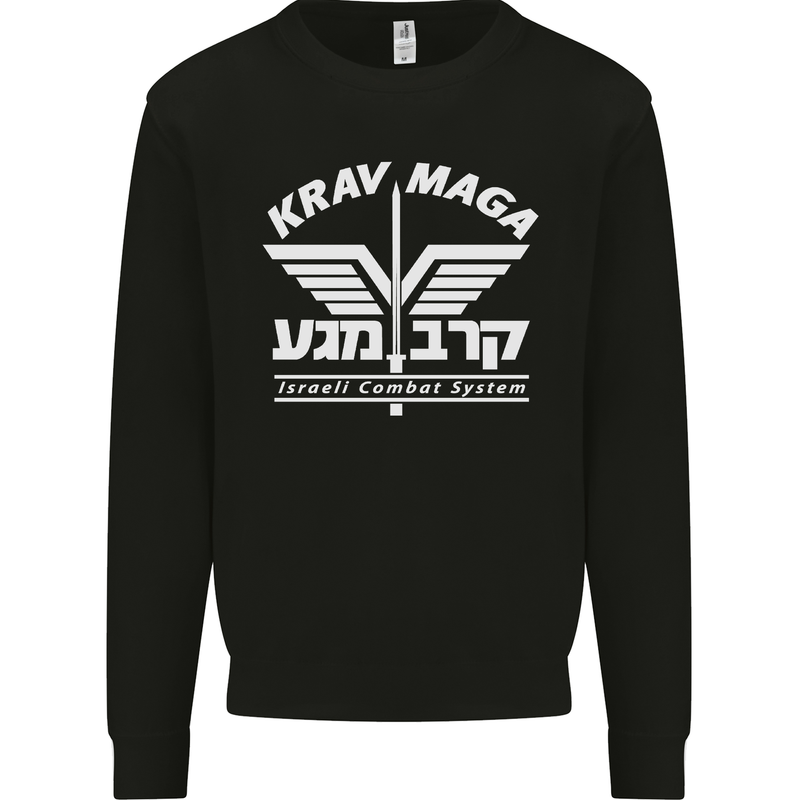 Krav Maga Israeli Defence System MMA Kids Sweatshirt Jumper Black