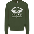 Krav Maga Israeli Defence System MMA Kids Sweatshirt Jumper Forest Green