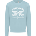 Krav Maga Israeli Defence System MMA Kids Sweatshirt Jumper Light Blue