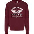 Krav Maga Israeli Defence System MMA Kids Sweatshirt Jumper Maroon